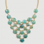 Anouk Turquoise Marble Bauble Dots Necklace